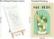 4 Pack Cocktail Paint by Numbers Kit for Adults with Frame and Easel, Framed Paint by Number Kits, Adult's Easy Numbers Painting for Beginners for Home Wall Decor Gift, 8x12 inch
